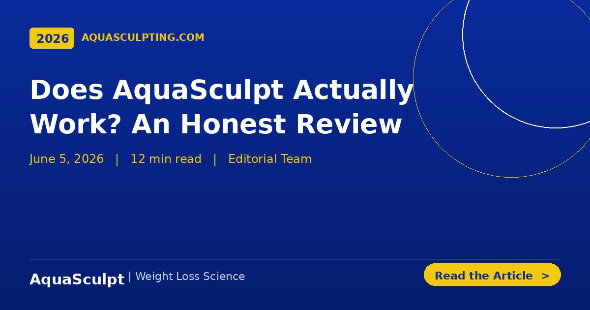 Does AquaSculpt actually work — honest evidence-based review of the Ice Water Hack thermogenic supplement