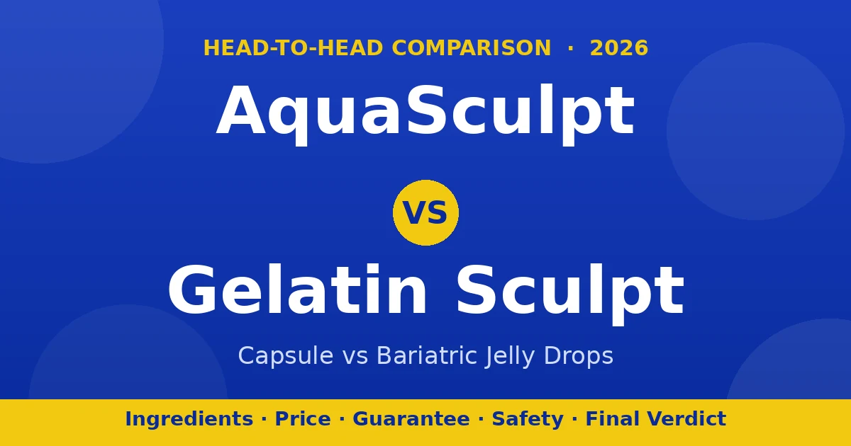 AquaSculpt vs Gelatin Sculpt comparison — AquaSculpting.com