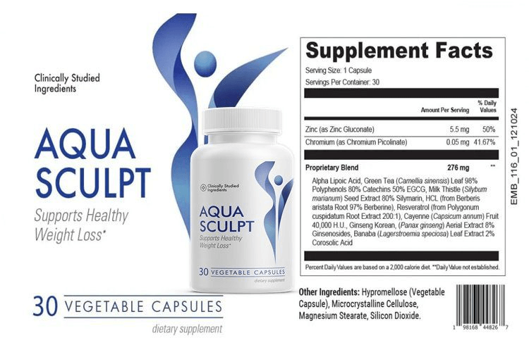 AquaSculpt thermogenic compounds that activate brown fat and support fat loss
